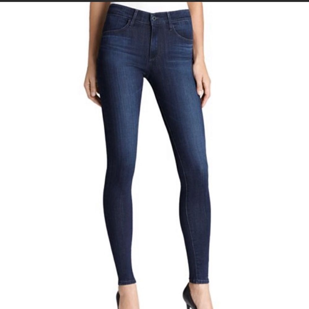 Ag Adriano Goldschmied 28 Mid Rise Skinny Jeans D30